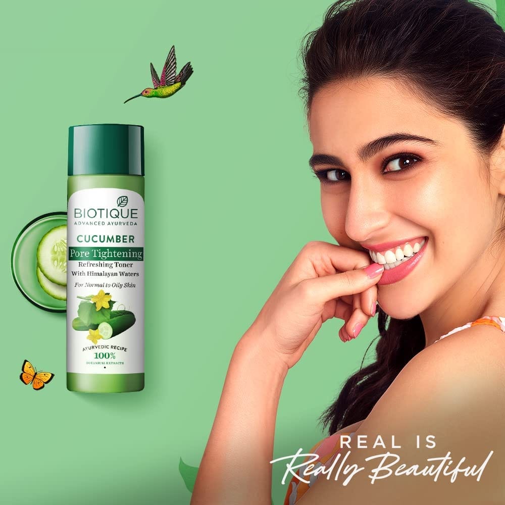 Biotique - Bio Cucumber Pore Tightening Toner With Himalayan Waters (120ML)