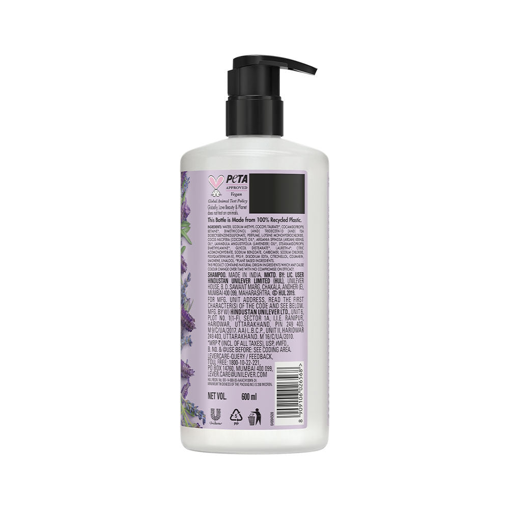 Love Beauty & Planet Argan Oil And Lavender Sulfate Free Smooth And Serene Shampoo (600ml)