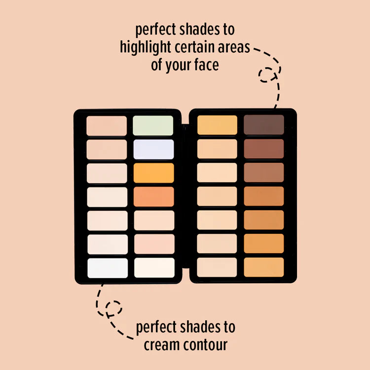 Forever 52 - Camouflage 28 Color Concealer Palette (ZHP001)