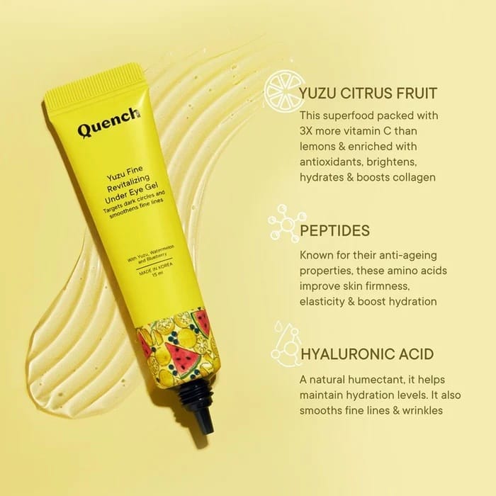 Quench - Revitalizing Under Eye Gel With Yuzu Vitamin C (15ML)