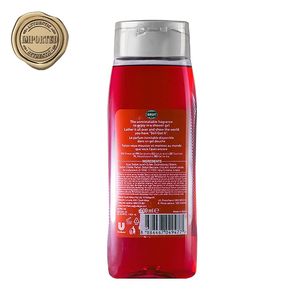 Brut - Attraction Totale All In One Hair & Body Shower Gel (500ML)
