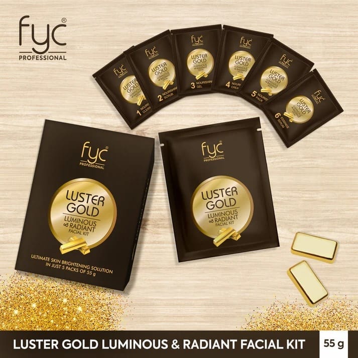 FYC Professional - Lustre Gold Luminous & Radiant Facial Kit (275g)