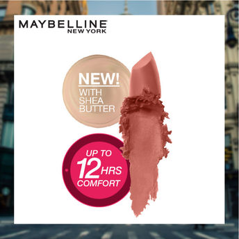 Maybelline New York Color Sensational Creamy Matte Lipstick, Lasts Up To 12H - 656 Clay Crush