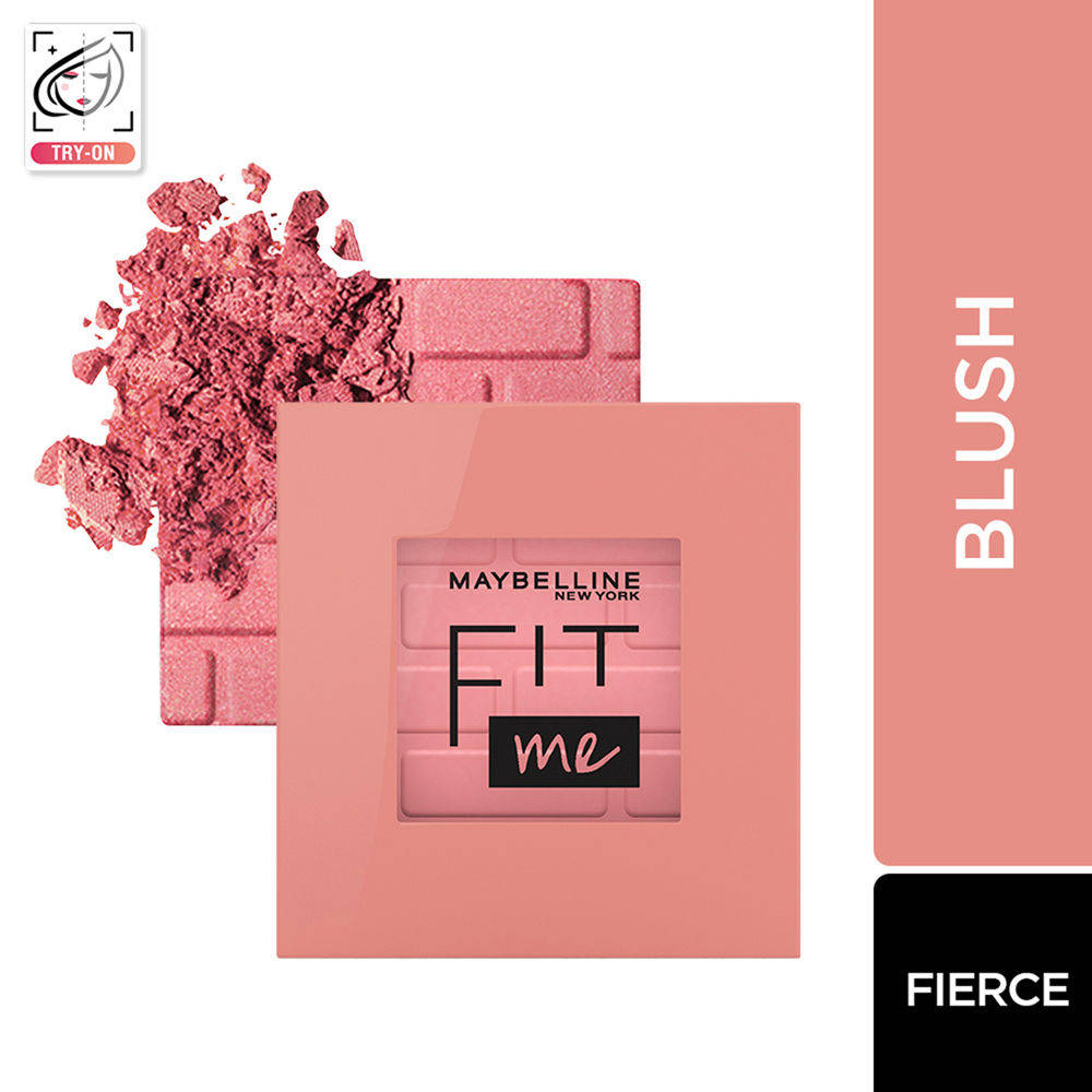 Maybelline New York New Fit Me Mono Blush, Up To 16 hours Long-lasting Cheek Blush - 30 Fierce (4.5gm) · 30 Fierce
