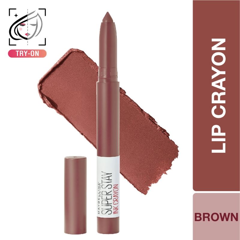 Maybelline New York Matte Ink Crayon Lipstick, Smudgeproof, Lasts Up To 8H - 20 Enjoy the View