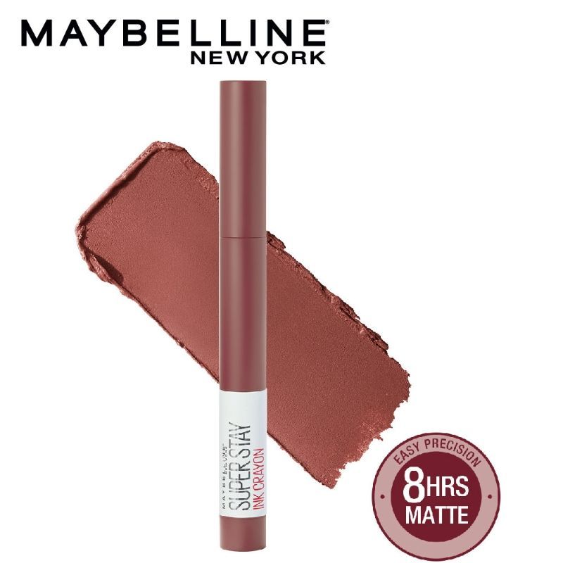 Maybelline New York Matte Ink Crayon Lipstick, Smudgeproof, Lasts Up To 8H - 20 Enjoy the View