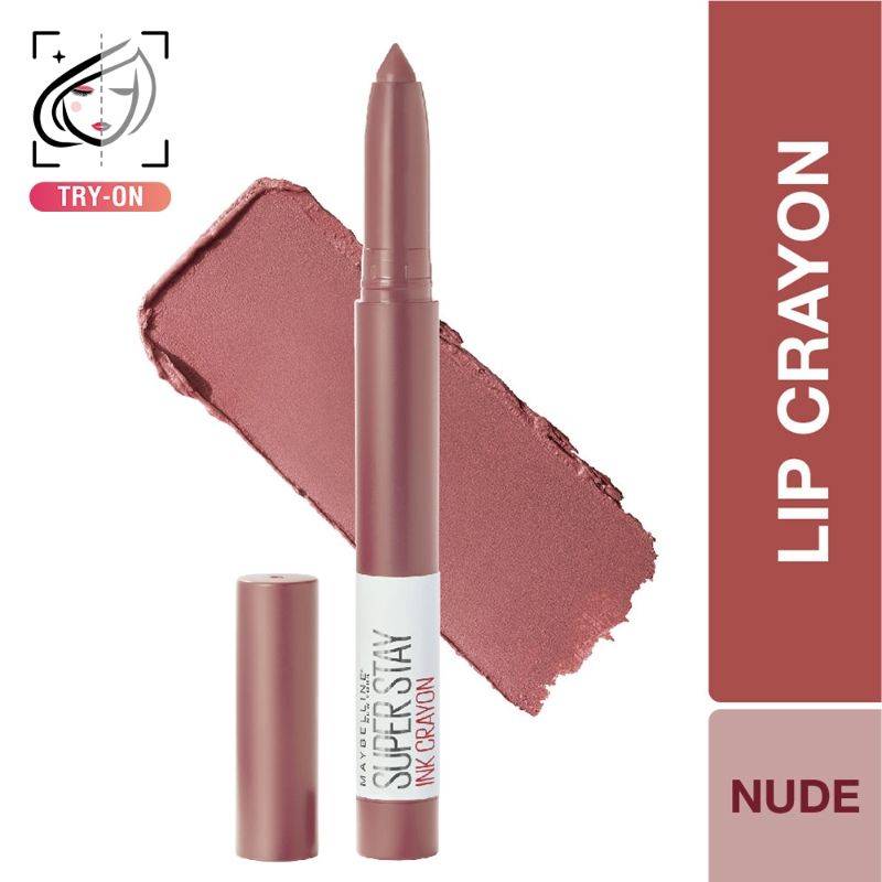 Maybelline New York Matte Ink Crayon Lipstick, Smudgeproof, Lasts Up To 8H - 20 Enjoy the View (1.2g) · 20 Enjoy the View
