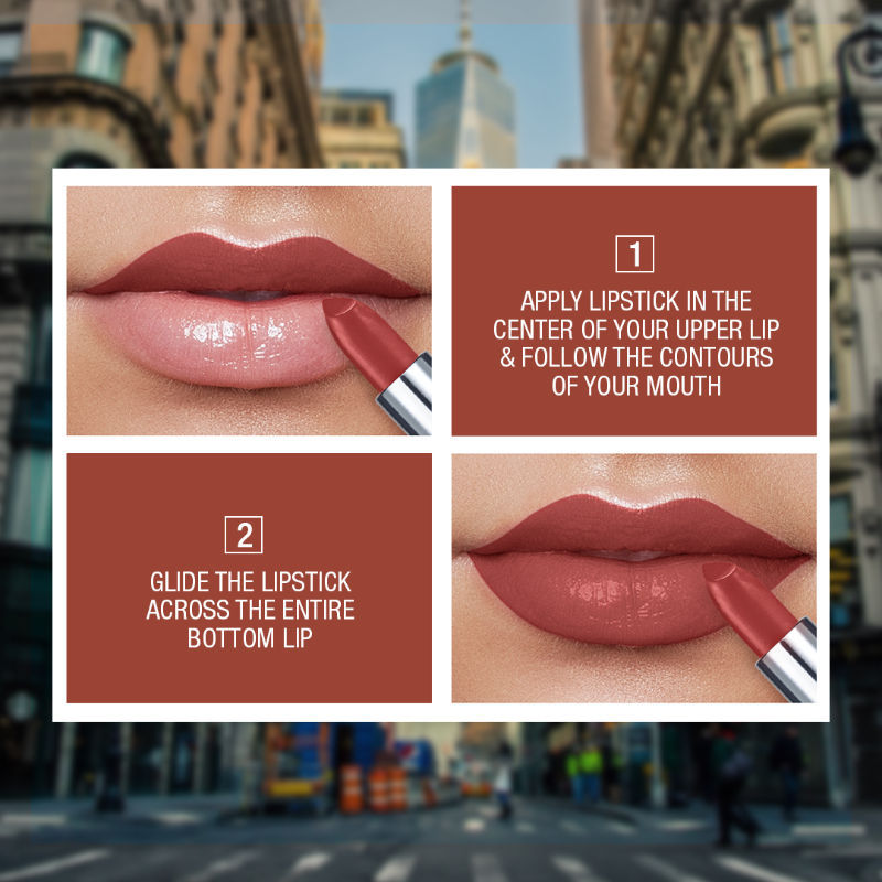 Maybelline New York Color Sensational Creamy Matte Lipstick, Lasts Up To 12H- 673 Midtown Pink