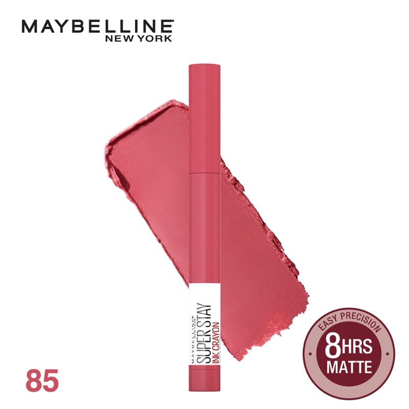 Maybelline New York Matte Ink Crayon Lipstick, Smudgeproof, Lasts Up To 8H - 85 Change Is Good