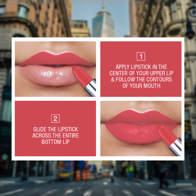 Maybelline New York Color Sensational Creamy Matte Lipstick, Lasts Up To 12H - 671 Heated Pink