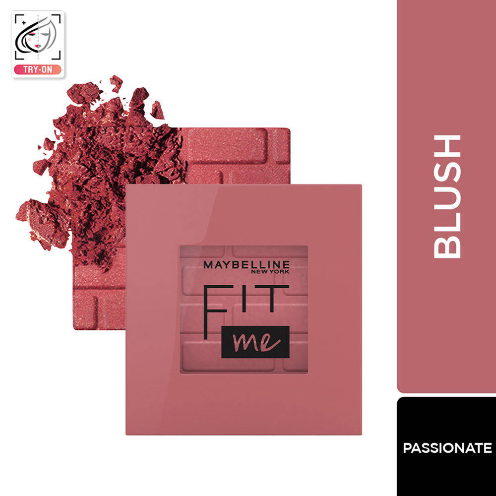 Maybelline New York New Fit Me Mono Blush, Up To 16 hours Long-lasting Cheek Blush - 30 Fierce (4.5gm) · 30 Fierce
