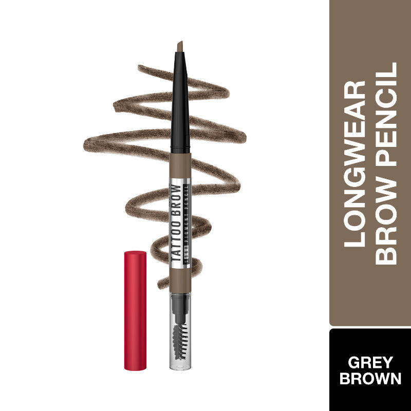 Maybelline New York Tattoo Brow 36H Brow Pencil, Water & Smudgeproof - Grey Brown (0.25 g) · Grey Brown