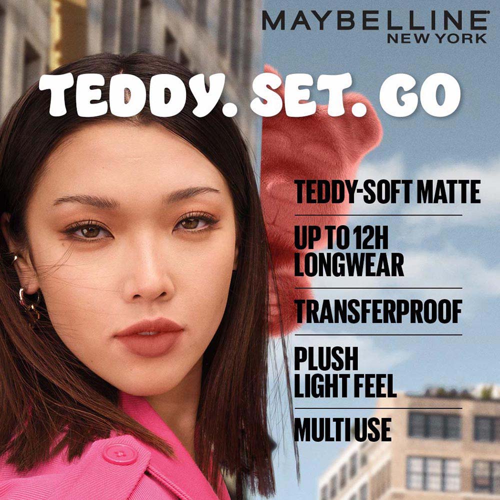 Maybelline New York Superstay Teddy Tint - Lip And Cheek Color - Baby Tee