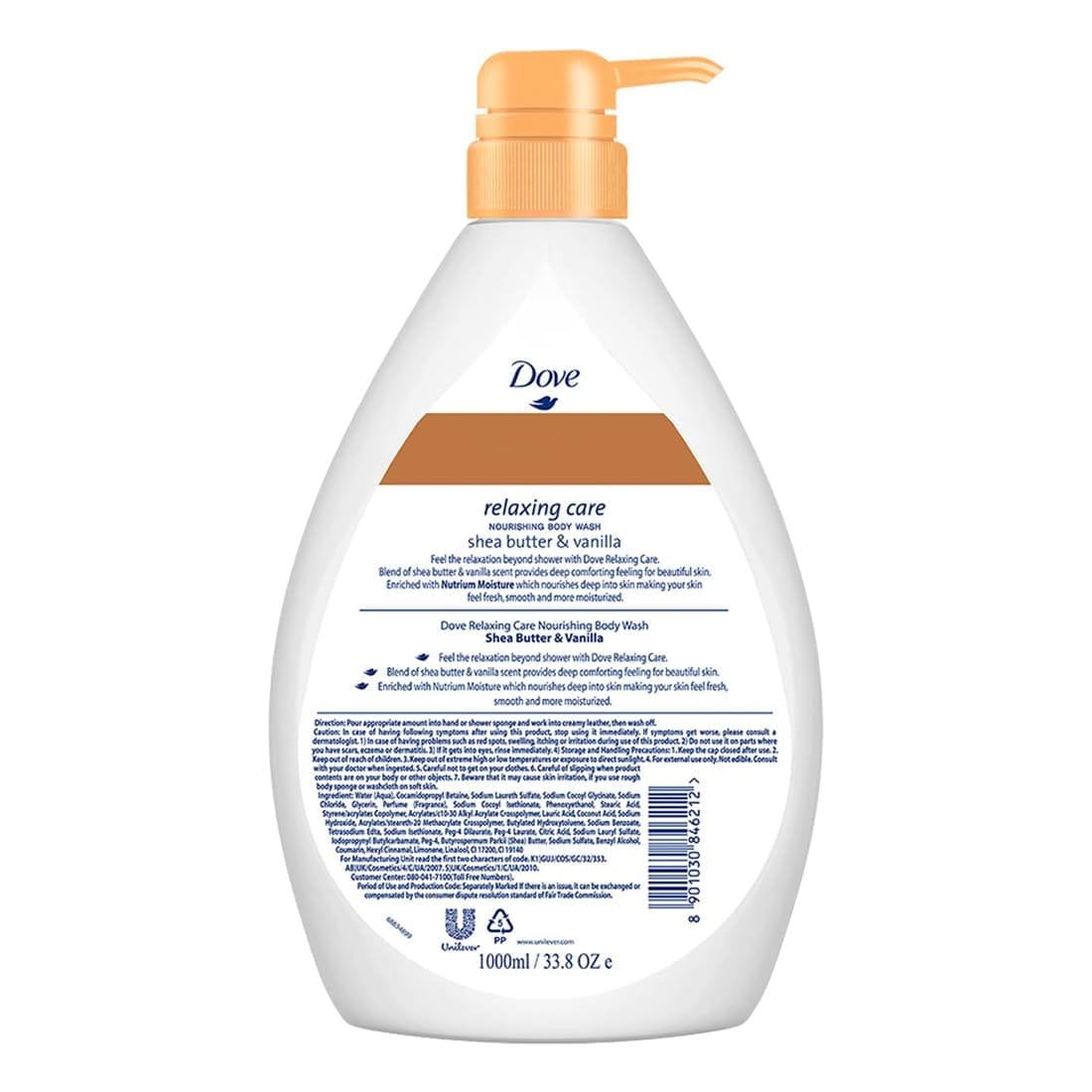 Dove - Relaxing Care Nourishing Body Wash (1L)