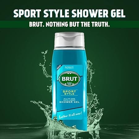 Brut - Sport Style All In One Hair & Body Shower Gel (500ML)