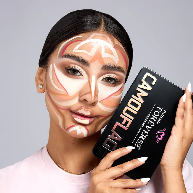 Forever 52 - Camouflage 28 Color Concealer Palette (ZHP001)