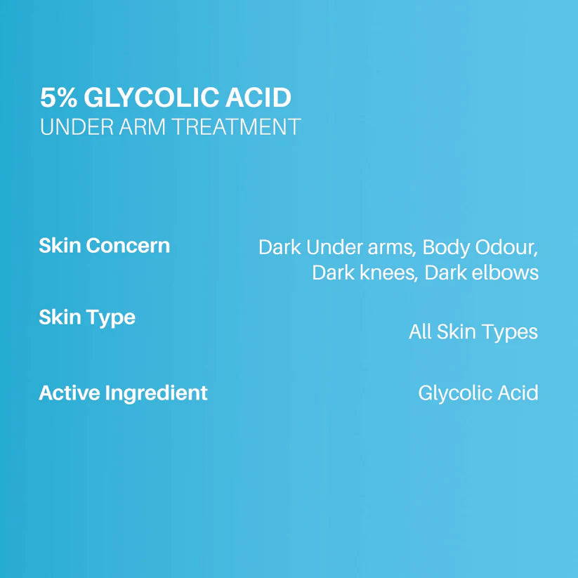 Dermdoc - Honest Science 5% Glycolic Acid Under Arm Treatment (100ML)
