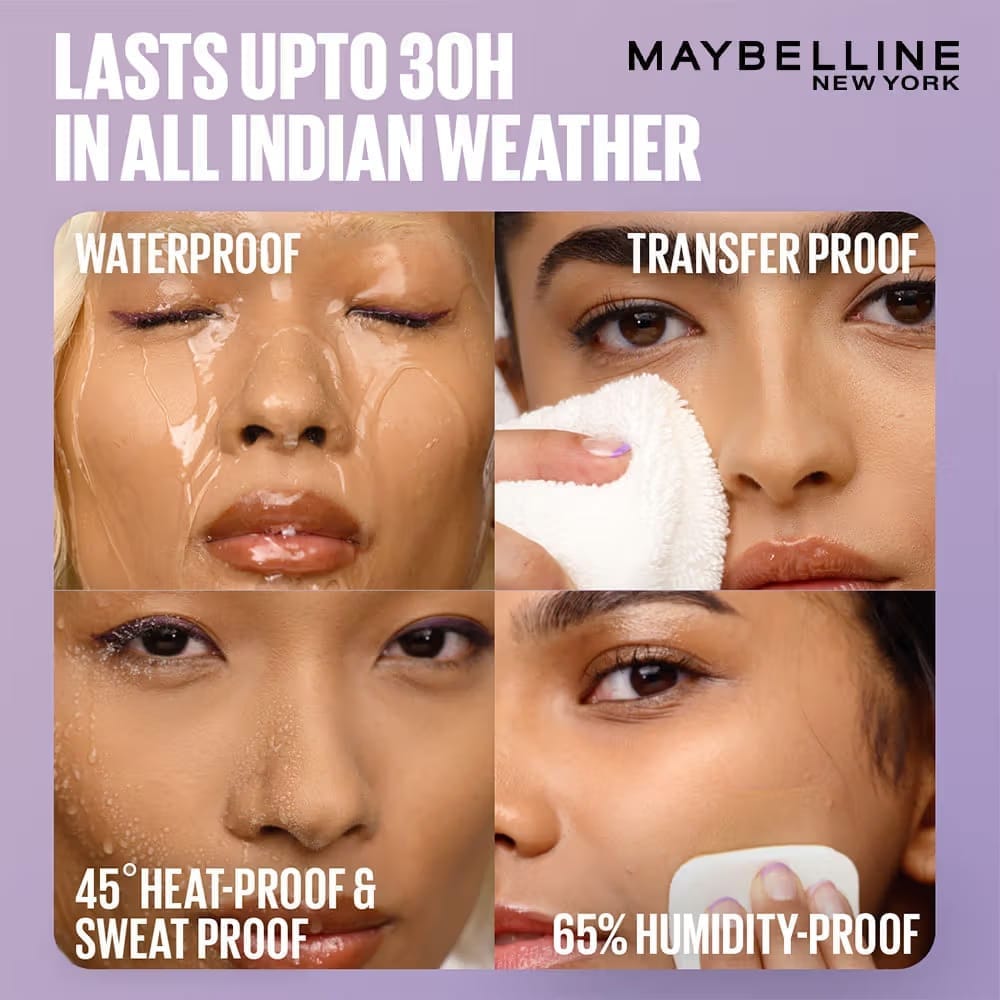 Maybelline New York - Super Stay Flex Powder Foundation Compact-30H Full Cover-for Oily Skin (9g)