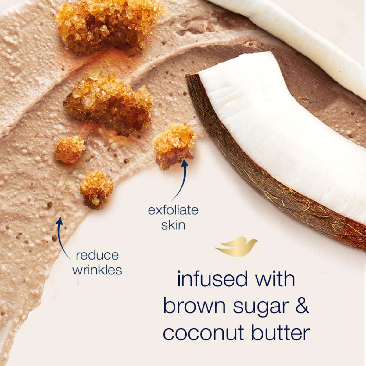 Dove - Exfoliating Body Polish Brown Sugar & Coconut Butter (298g)