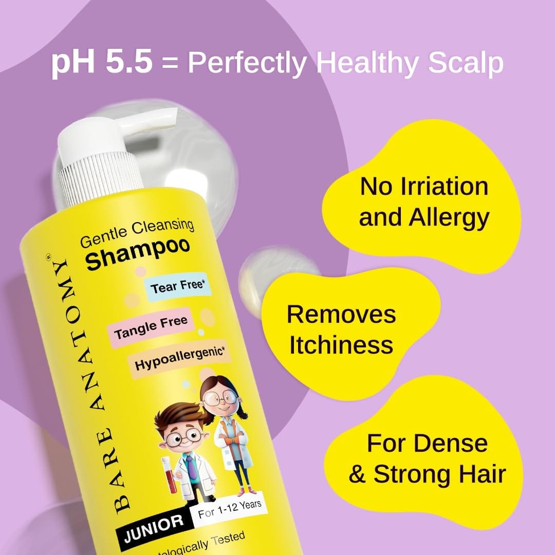 Bare Anatomy - Gentle Cleansing Shampoo Junior For [1-12 Years] (750ML)
