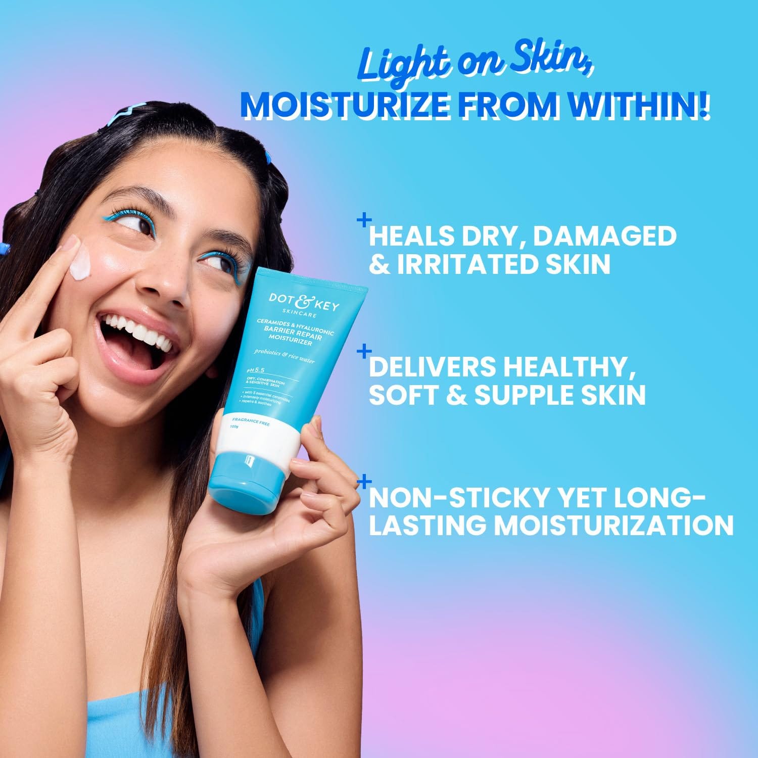 Dot & Key - Ceramides & Hyaluronic Barrier Repair Moisturizer pH 5.5 (175g)