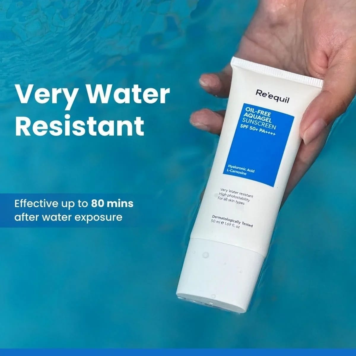 Re'equil - Oil - Free Aquagel Sunscreen Spf 50+ PA++++ (50ML)