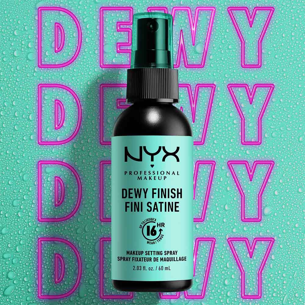 NYX Professional Makeup Up to 16 HR Makeup Setting Spray Dewy Finish (60ml)