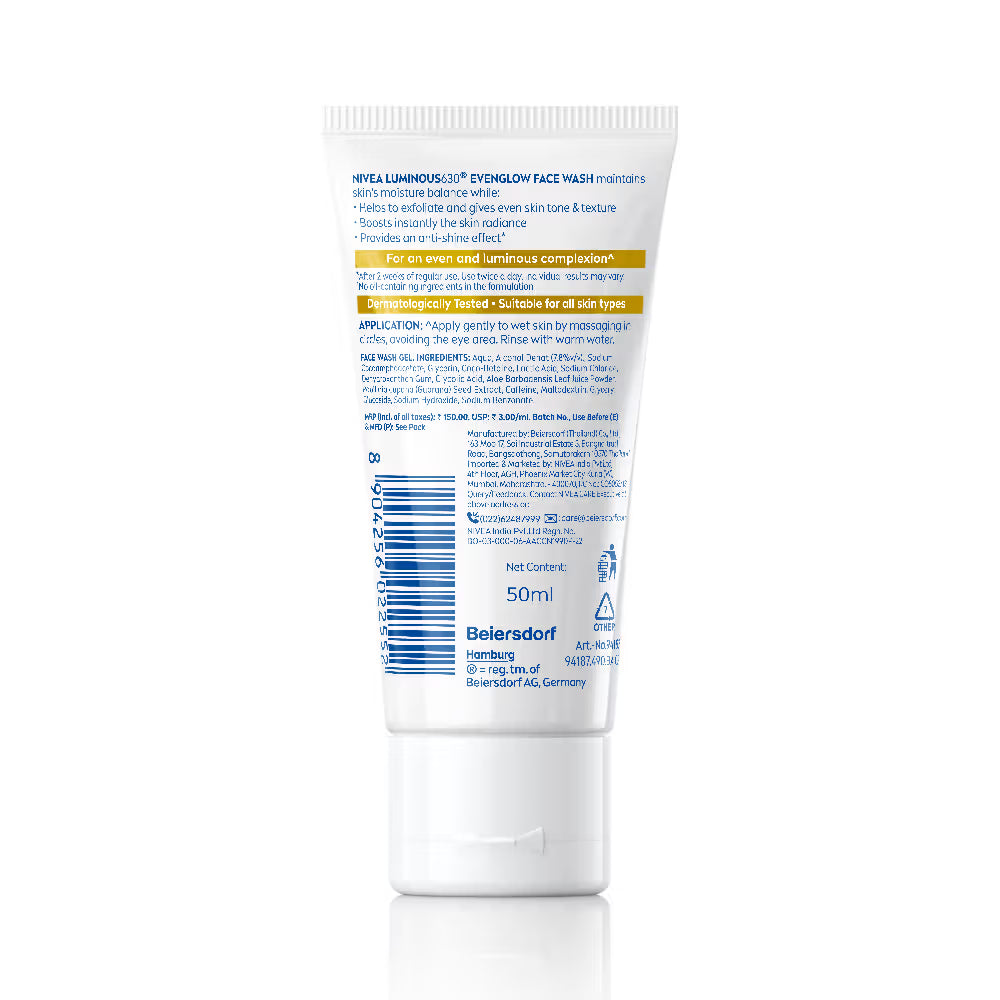 NIVEA Luminous Even Glow Face Wash (50ml)