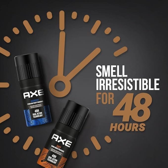 Axe - Body Spray Deodrant (Midnight & 24 X 7) (300ML)
