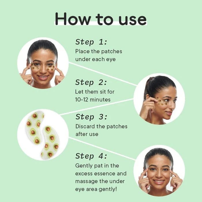 Quench - Bravocado Brightening Under Eye Hydrogel Mask (1 Pair)