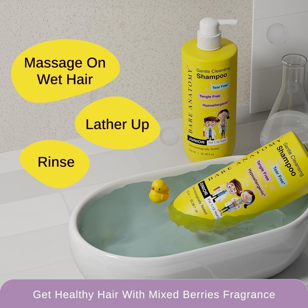 Bare Anatomy - Gentle Cleansing Shampoo Junior For [1-12 Years] (750ML)