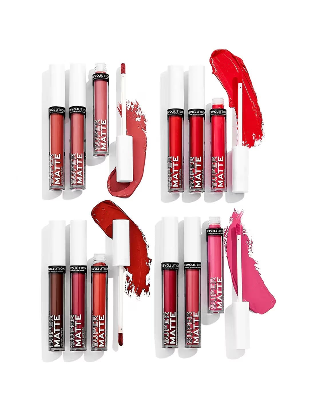 Revolution - Super Matte Liquid Lip Set (12ML)