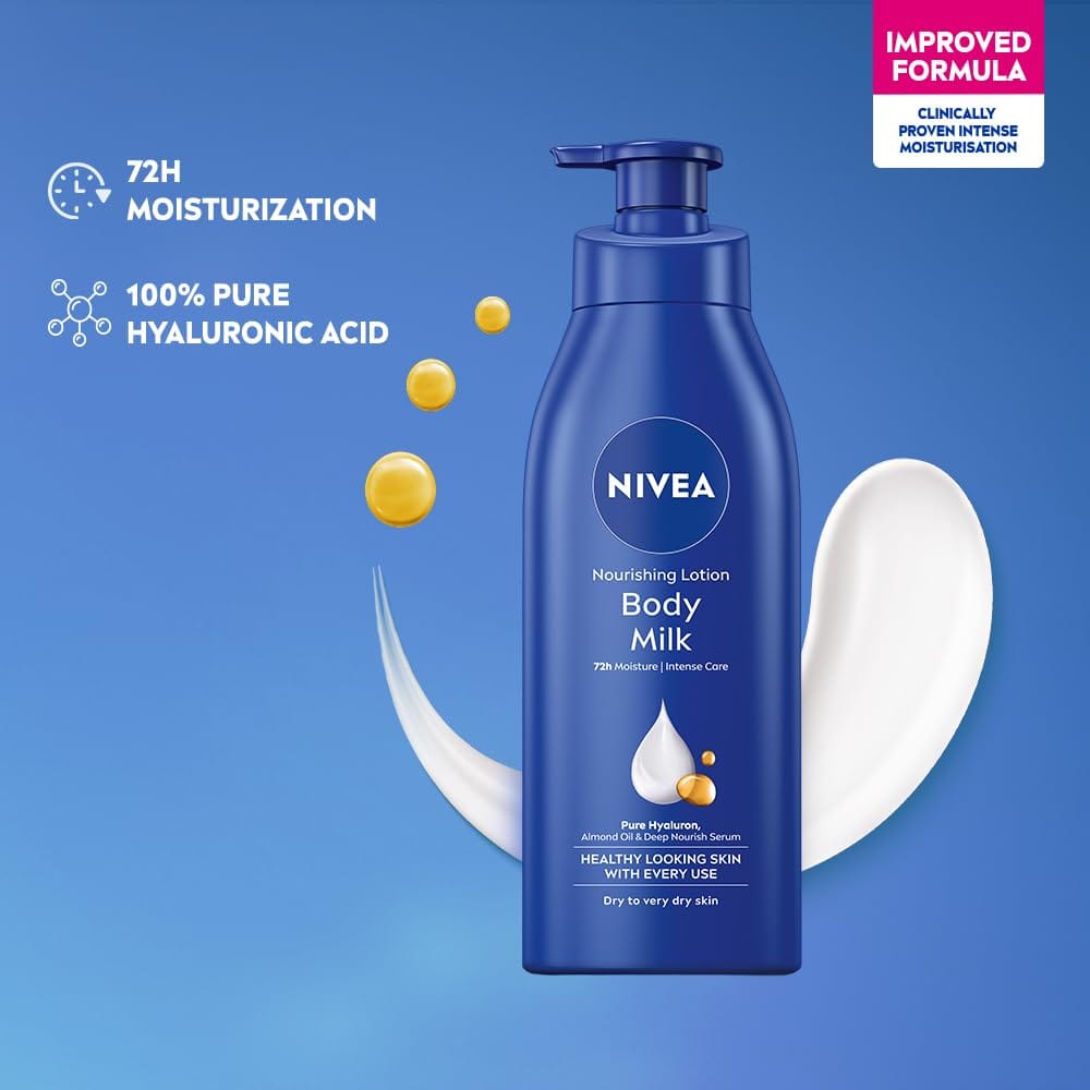 Nivea - Nourishing Lotion Body Milk 72h Moisture Intense Care (600ML)