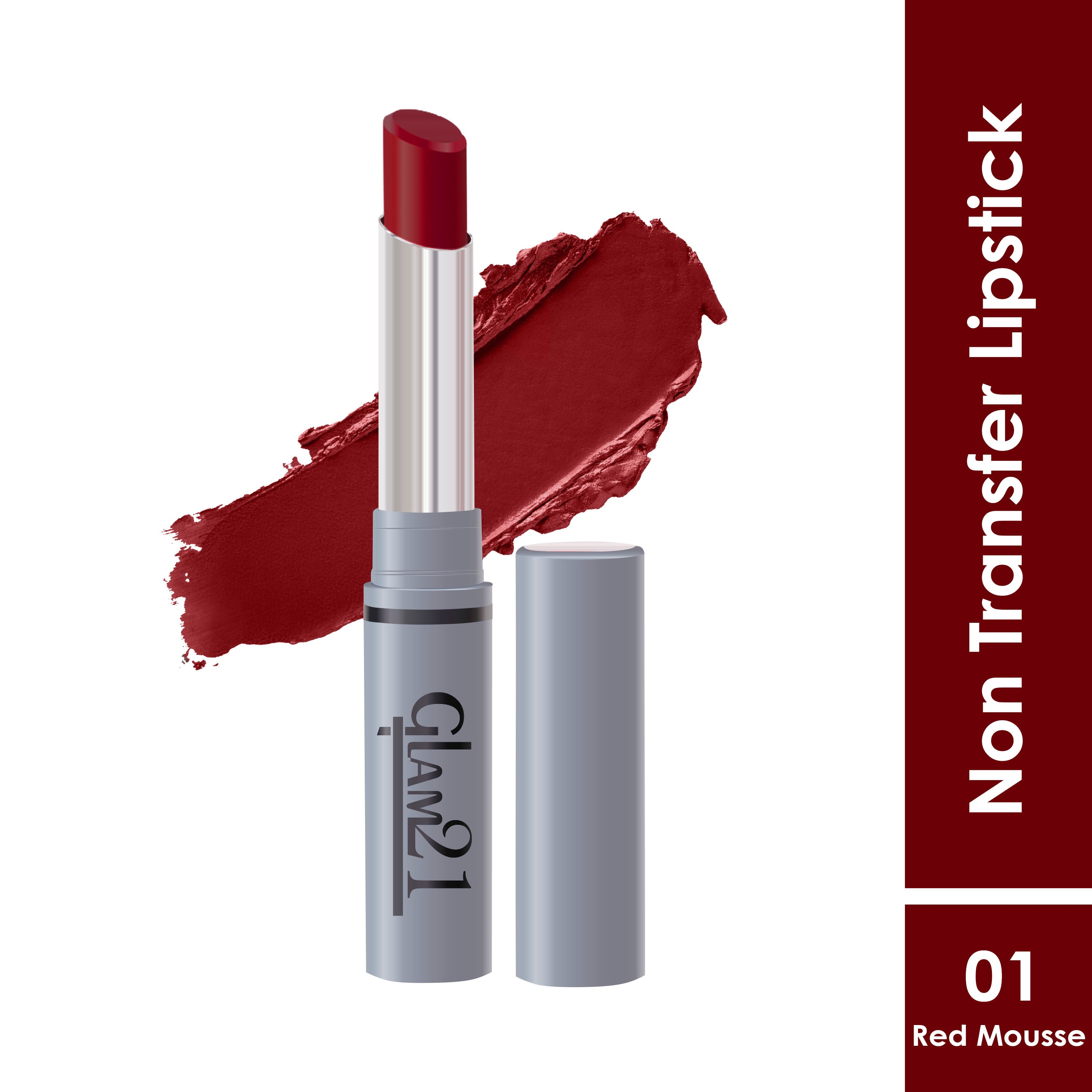 GLAM21 Long Lasting Non-Transfer Lipstick - Red Mousse (2g)
