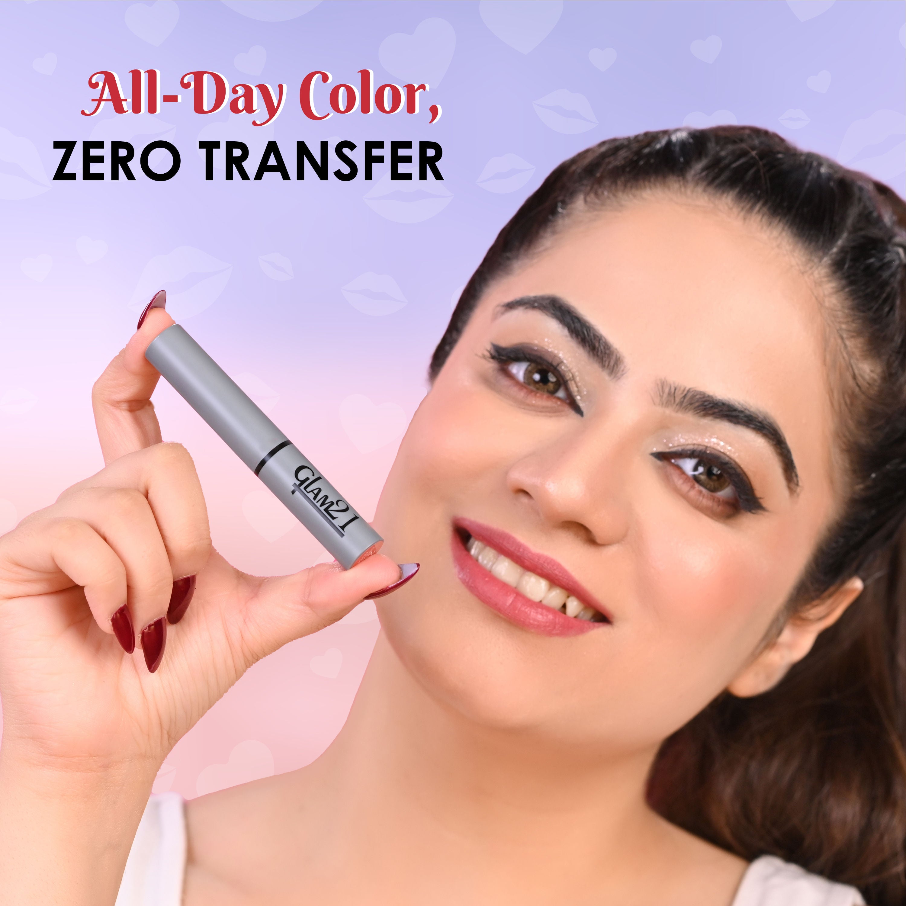 GLAM21 Long Lasting Non-Transfer Lipstick - Red Mousse (2g)