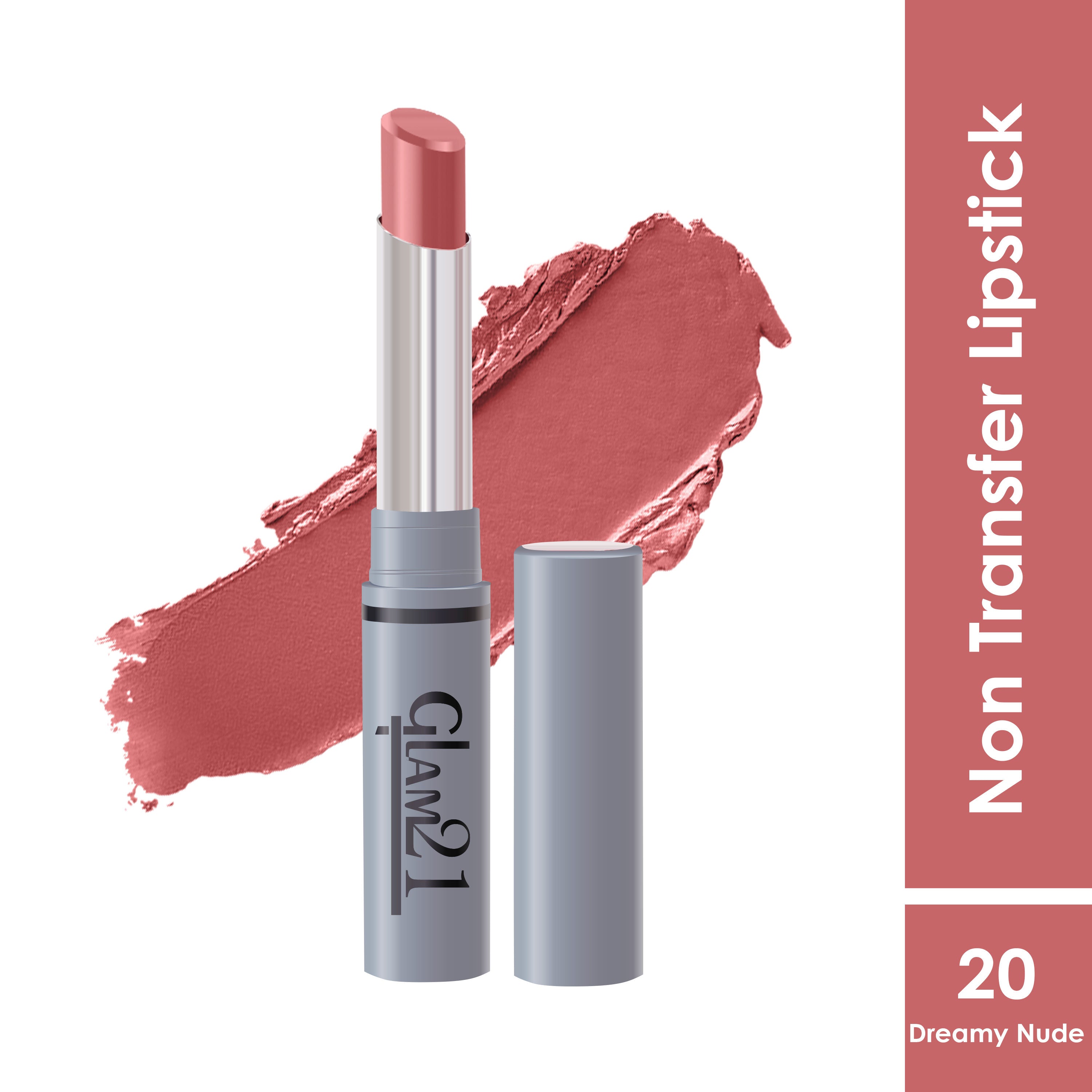 GLAM21 Long Lasting Non-Transfer Lipstick Dreamy Nude (2g)