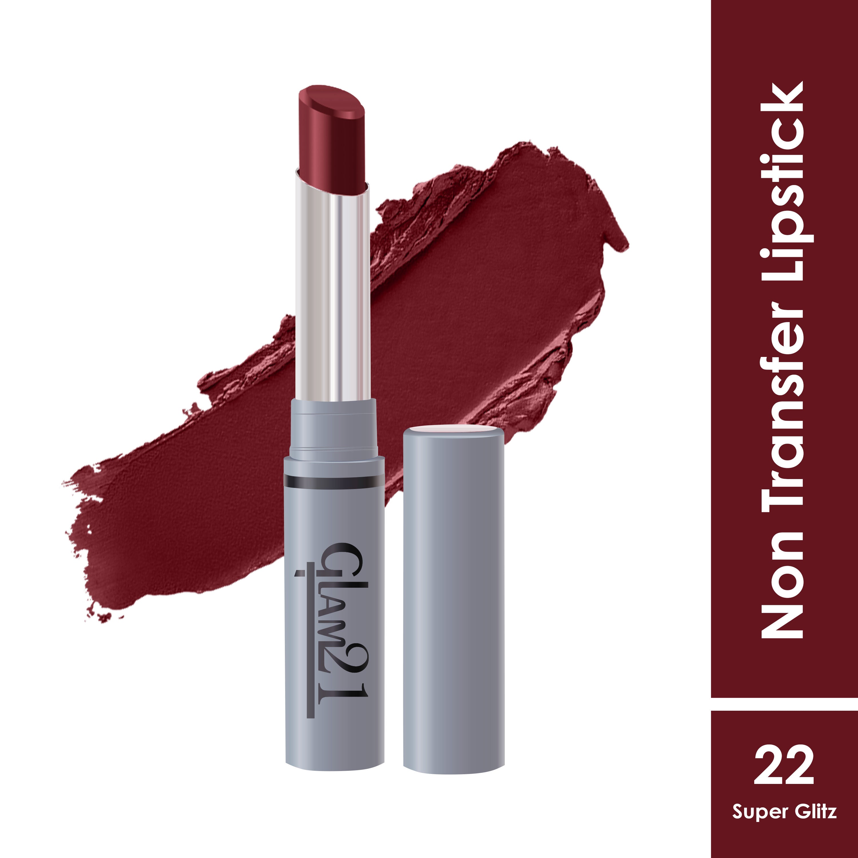 GLAM21 Long Lasting Non-Transfer Lipstick - Super Glitz (2g)