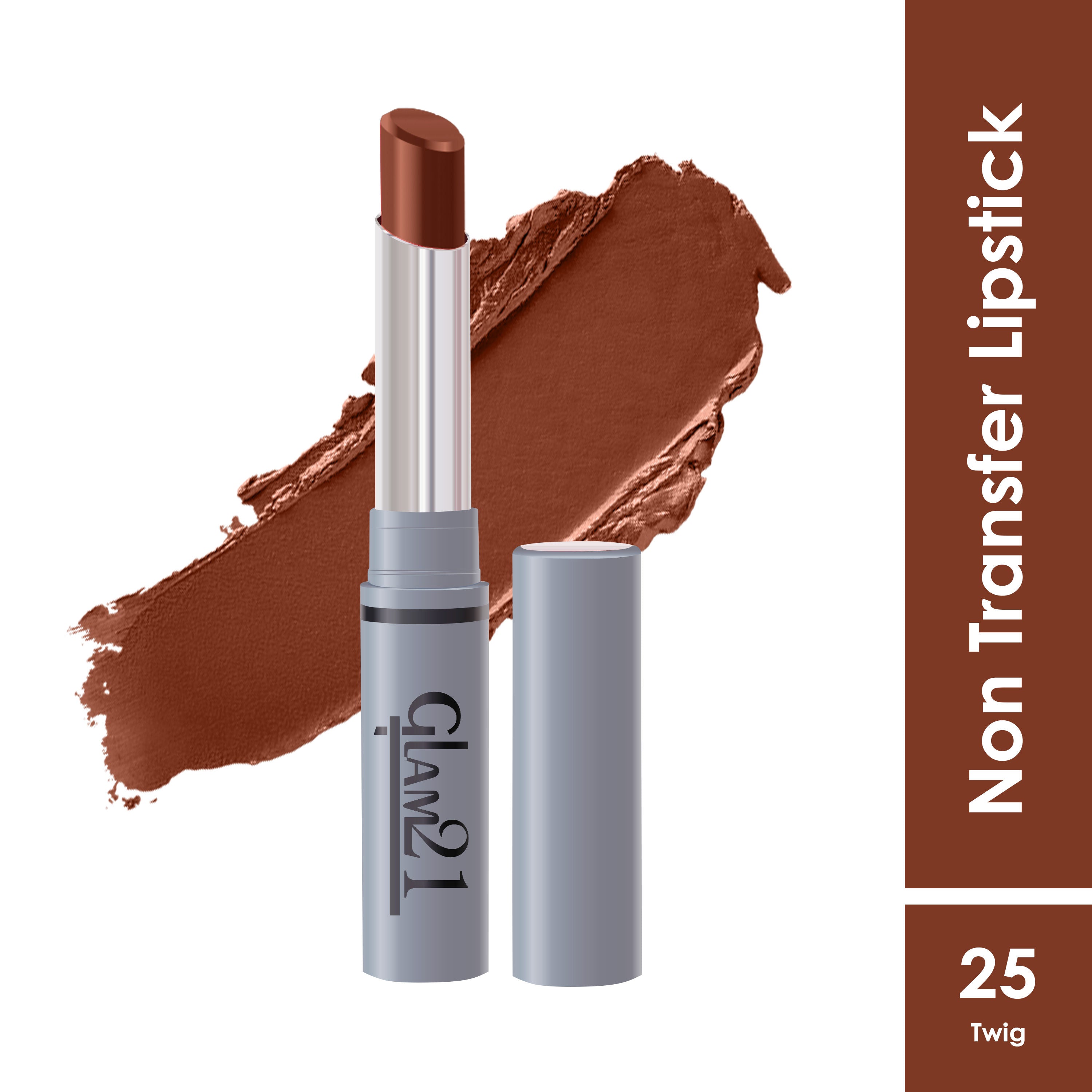 GLAM21 Long Lasting Non-Transfer Lipstick - Twig (2g)