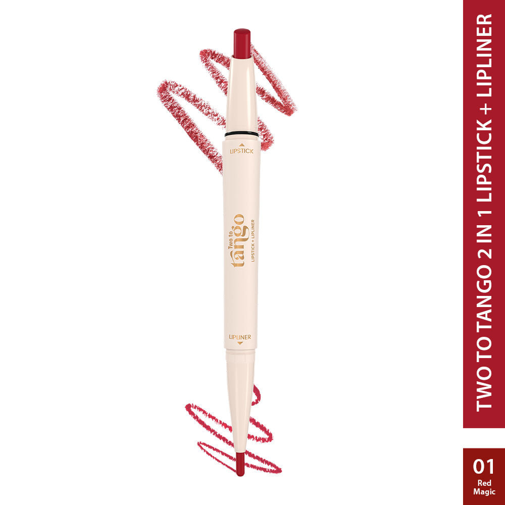 GLAM21 Two To Tango Lip Liner + Lipstick Duo - Red Magic (0.65g)