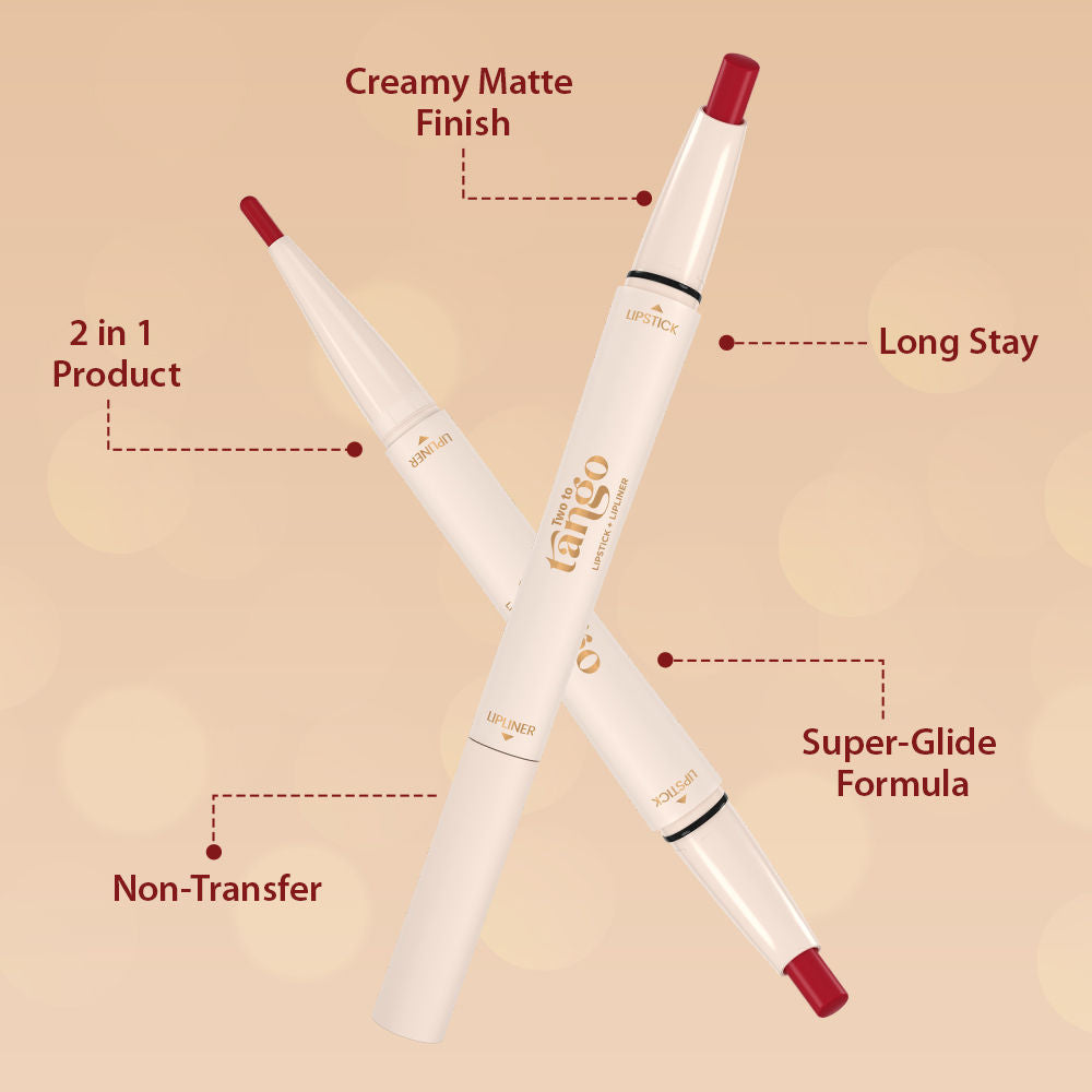 GLAM21 Two To Tango Lip Liner + Lipstick Duo - Bubblegum (0.65g)
