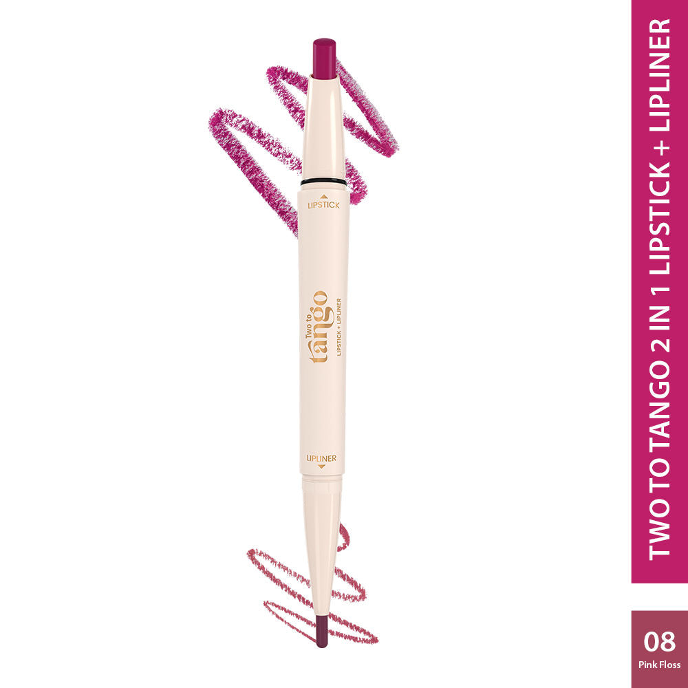 GLAM21 Two To Tango Lip Liner + Lipstick Duo - Pink Floss (0.65g)