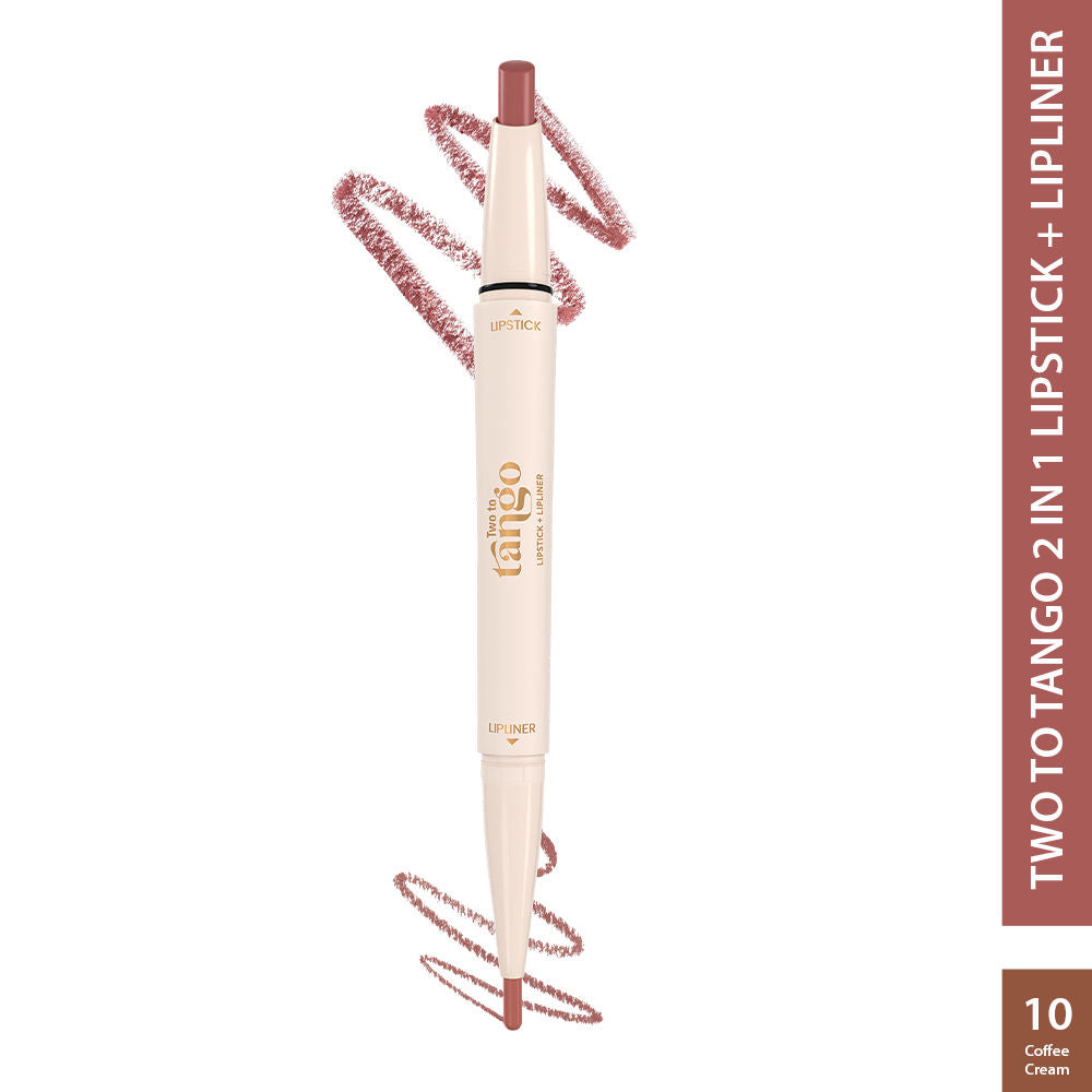 GLAM21 Two To Tango Lip Liner + Lipstick Duo - Coffee Cream (0.65g)