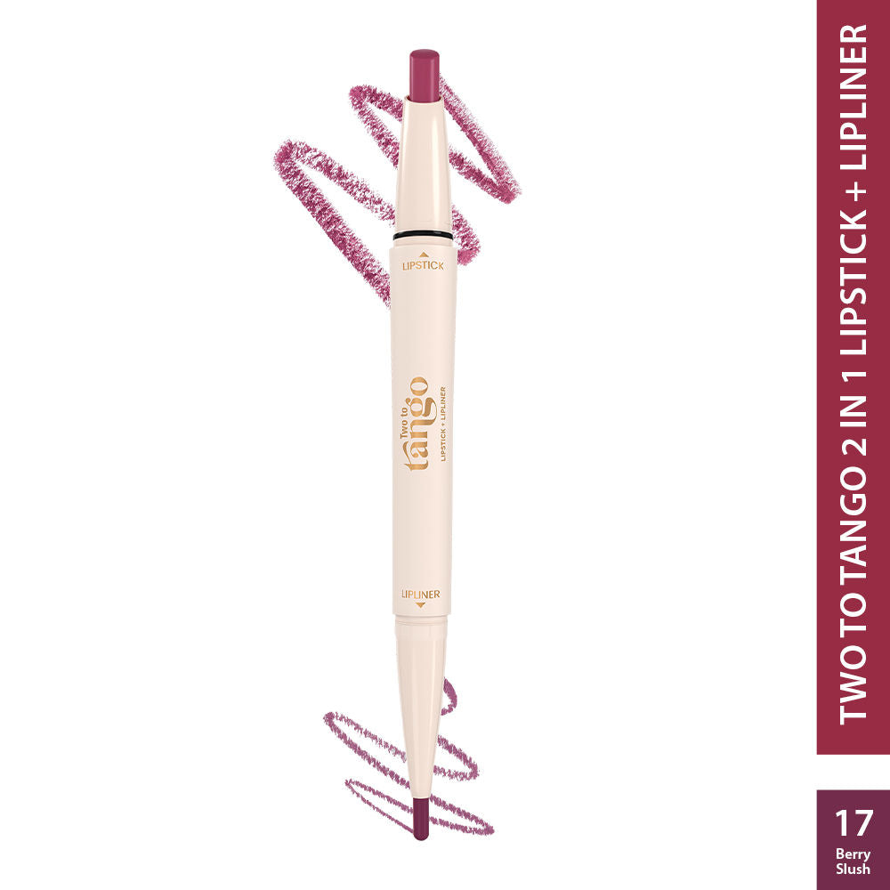 GLAM21 Two To Tango Lip Liner + Lipstick Duo - Berry Slush (0.65g)