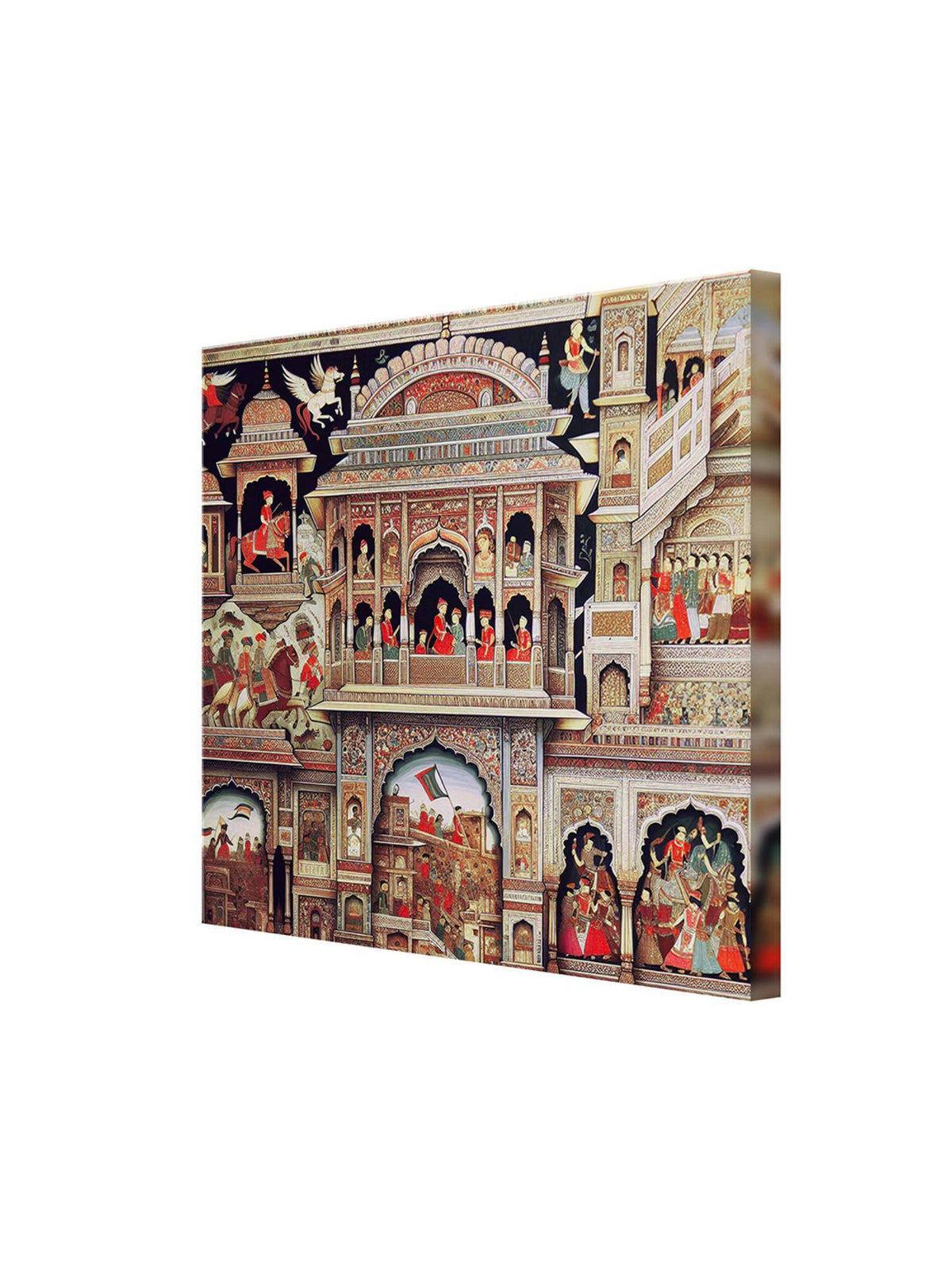 999Store Palace Art Print Intricate Murals, And Cultural Figures