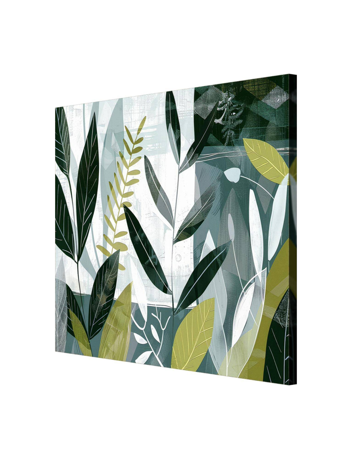 999Store Whispers Of The Forest Abstract Green Foliage Abstract Painting For Living Room
