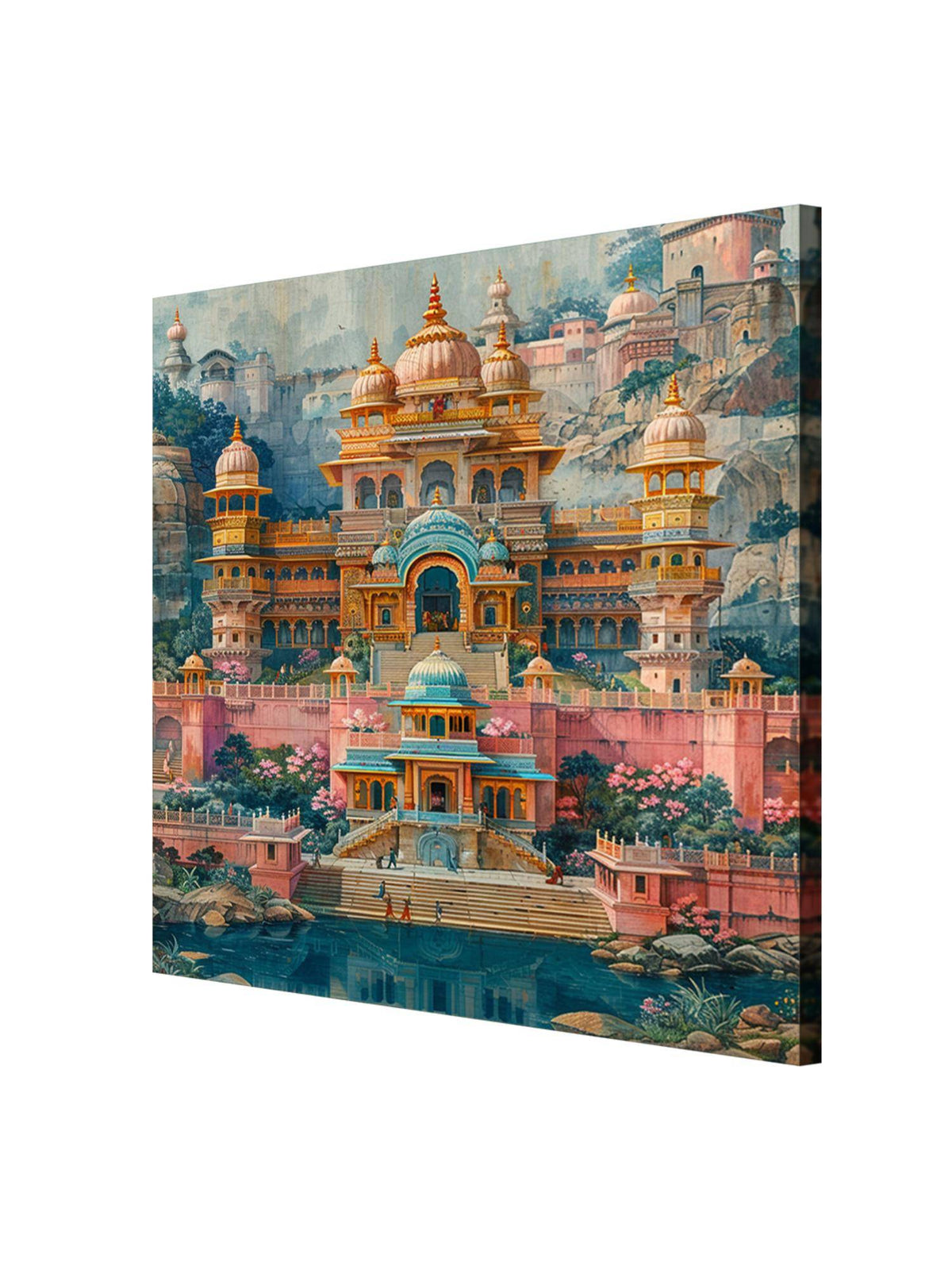 999Store A Richly Detailed Illustration Of A Grand Indian Palace Indian Paintings