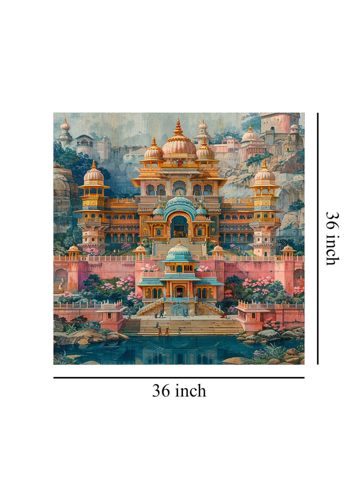 999Store The Majestic Palace, Highlighting Its Royal And Opulent Design Painting With Frame