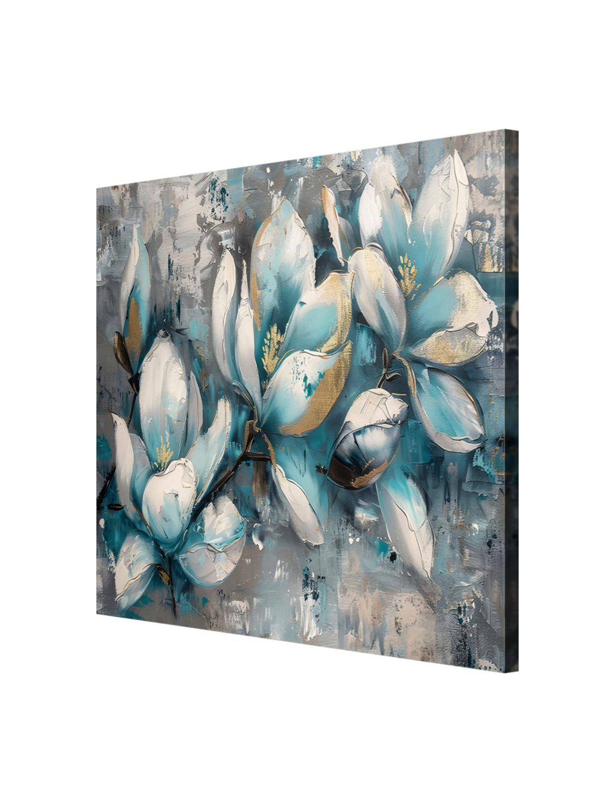 999Store Blossoms In Blue Flower Art Paintings For Bedroom
