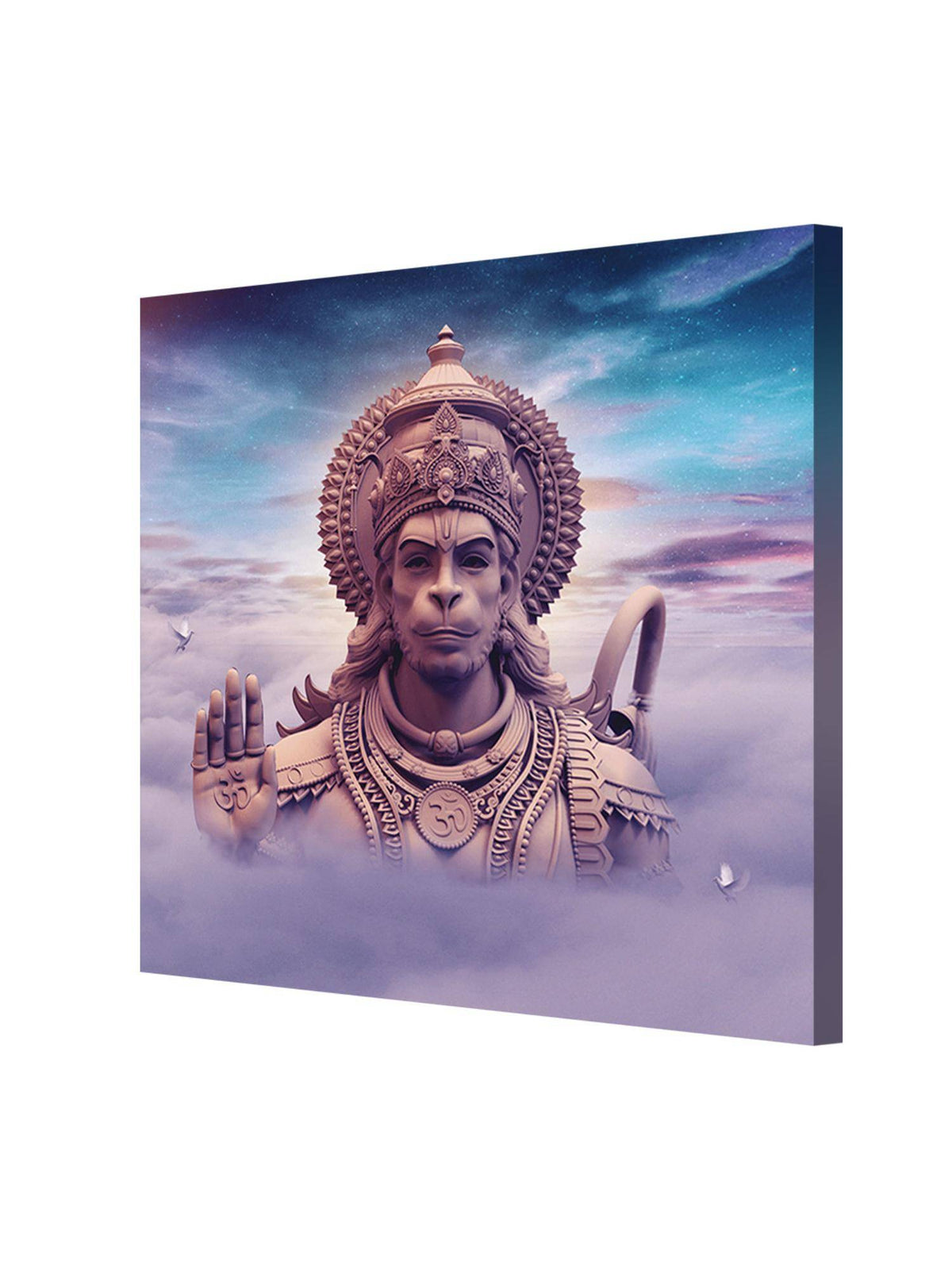 999Store Chakra Meditation Hanuman Canvas Painting