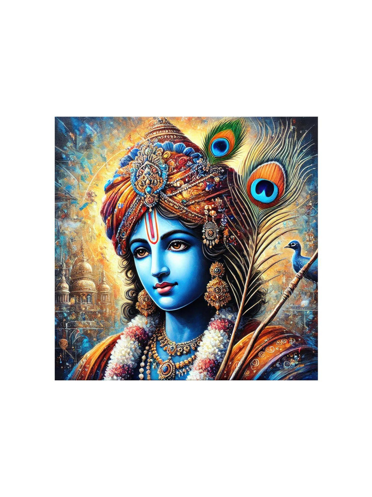 999Store Lord Krishna Canvas Painting